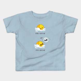 Before and After Quick Nap Kids T-Shirt